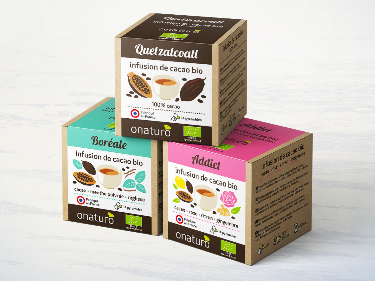 packaging infusions Onaturo