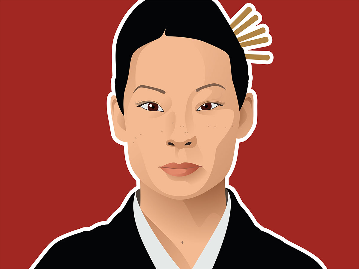 illustration vectorielle Lucy Liu